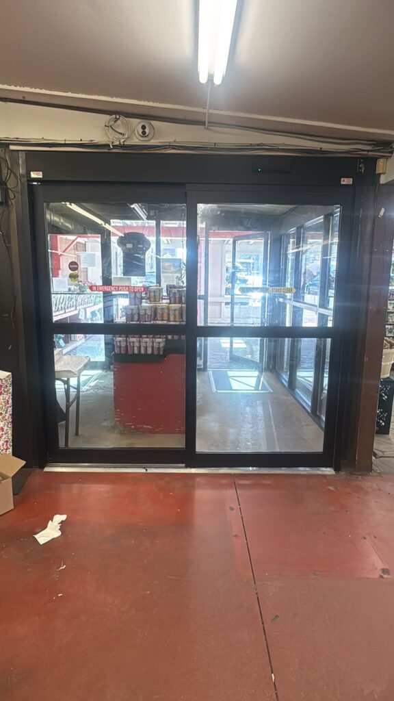 Automatic door repair and installation in apple market